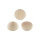Cabochon en bois à dos plat 12 mm