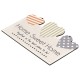 Colgante de Madera con Corazones «Home Sweet Home» 187 x 129 mm