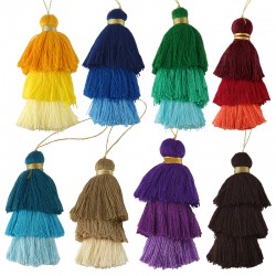 Polyester Tassel Triple ~75mm