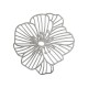Brass Pendant Flower 30mm