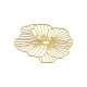 Brass Pendant Flower 30mm