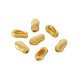Zamak Bead Oval Irregular Knot Cover15x7mm Ø1.9mm