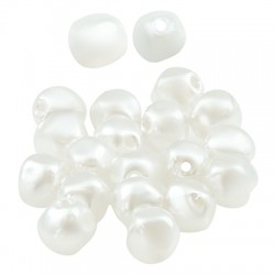 Perle ABS Ronde Irrégulière 6 mm Ø 1 mm