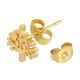 Boucles d'Oreilles motif Arbre 9mm/8.4mm en Acier Inoxydable 304