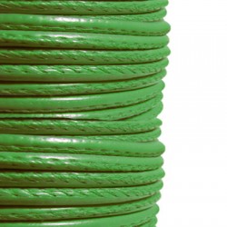 Cordón de Cuero Artificial Redondo Cosido 3mm