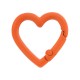 Zamak Key Ring Heart 25.5x25mm/3.4mm