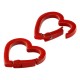 Portachiavi in Zama a Forma di Cuore 25.5X25 Mm/3.4 mm