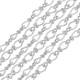 Steel Chain Oval Rings 4.7x10.8mm/0.8mm