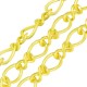 Steel Chain Oval Rings 4.7x10.8mm/0.8mm