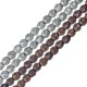 Hematite Faceted Bead 4mm Ø0.7mm (98pcs) (40cm)