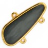 24K Gold Plated/ 0.12µm/ Transparent Grey