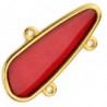 Rosso Trasparente/ Oro 24K