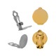 Stainless Steel 304 Earring Round with Clip 14mm