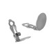 Stainless Steel 304 Earring Round with Clip 14mm