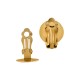 Stainless Steel 304 Earring Round with Clip 14mm