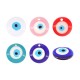 Resin Pendant Round with Evil Eye 30mm