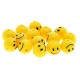 Acrylic Bead Round Face Smile 10mm Ø2mm