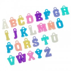 Charme en Acrylique Lettres Alphabet Latin 11 mm