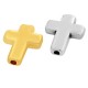 Zamak Bead Cross 12x16mm Ø1.8mm