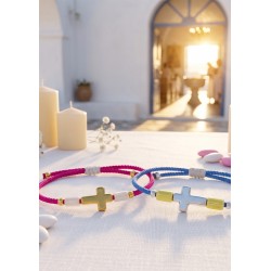 Entrepieza de Metal Zamak Cruz 12x16mm (Ø 1.8mm)