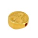 Perle Ronde en Zamak avec la Vierge Marie 10 mm Ø1.5 mm