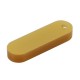 Ciondolo Rettangolare Ovale in Plexiglass Acrilico 7X23 mm