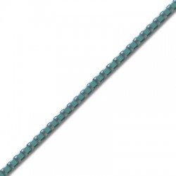 Chaîne Carrée en Acier 3mm (2pcsx1.2mm)