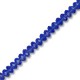 Entrepieza de Cristal Facetado Rondel 4x3mm (100unid/tira)