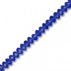 Perlina in Mezzo Cristallo Sfaccettata 4x3mm (100pz/filo)