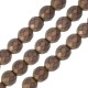 Αιματίτης Χάντρα Πολυγωνική 8mm Ø1.3mm (50τμχ) (40cm)