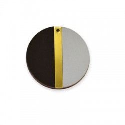 Colgante de Madera y Metacrilato Redondo 40mm