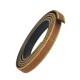 Leather Flat Cord with Diamond Cut Chain 10mm