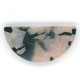 Colgante de Metacrilato Semicirculo 34x17mm
