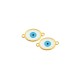Enameled Zamak Connector Oval Eye 16x20mm