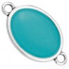 Argenté Vieilli/Turquoise