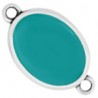 999° Silver Antique Plated/ 5µm/ Deep Green