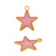 Pendentif Étoile en Zamak Émaillé 21 mm