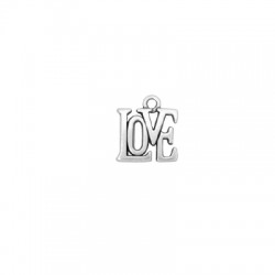 Colgante de Metal Zamak ''LOVE'' 13x12mm
