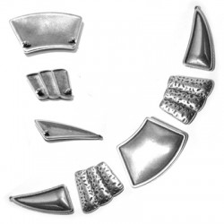 Piezas para Collar de Zamak 48x20mm 33x29mm 46x31mm (5 uds.)