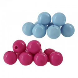 Perle Acrylique Ronde 18 mm