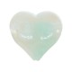 Acrylic Slider Heart Flat 38x36mm/10mm Ø1.4mm