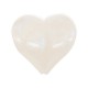 Acrylic Slider Heart Flat 38x36mm/10mm Ø1.4mm
