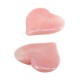 Acrylic Slider Heart Flat 38x36mm/10mm Ø1.4mm