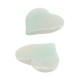 Acrylic Slider Heart Flat 38x36mm/10mm Ø1.4mm