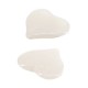 Acrylic Slider Heart Flat 38x36mm/10mm Ø1.4mm