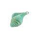 Pendentif en céramique « Coquillage Veraman » 24 x 47 mm