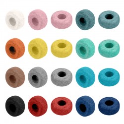 Κεραμική Χάντρα Ροδέλα 10mm/5mm Ø4mm