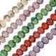 Enameled Ceramic Bead Round ~9mm Ø3mm