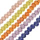 Enameled Ceramic Bead Round ~9mm Ø3mm