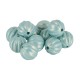 Acrylic Bead Round with Stripes 11mm Ø2mm